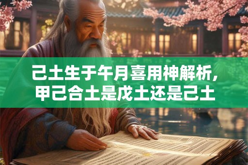己土生于午月喜用神解析,甲己合土是戊土还是己土 己土生于午月喜用神解析,甲己合土是戊土还是己土