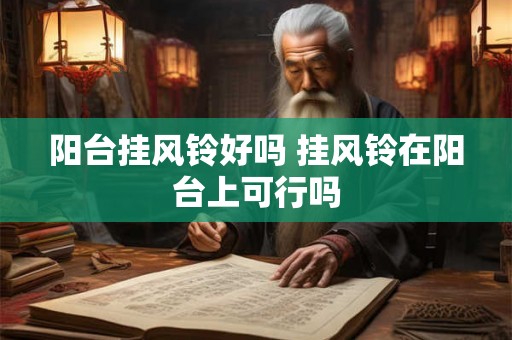 阳台挂风铃好吗 挂风铃在阳台上可行吗