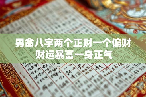 男命八字两个正财一个偏财 财运暴富一身正气