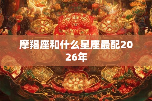 摩羯座和什么星座最配2026年