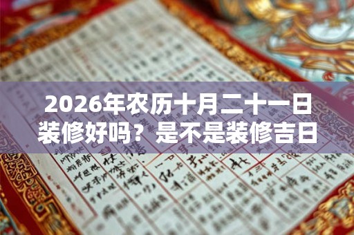 2026年农历十月二十一日装修好吗?是不是装修吉日? 2026年农历十月二十一日装修好吗?是不是装修吉日?