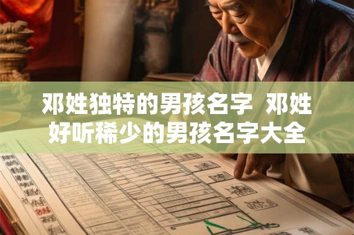 邓姓独特的男孩名字 邓姓好听稀少的男孩名字大全 邓姓独特的男孩名字 邓姓好听稀少的男孩名字大全