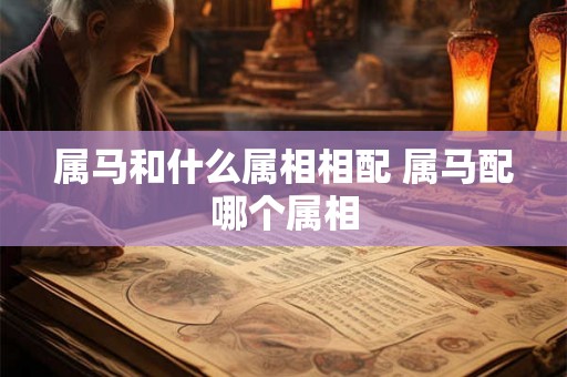 属马和什么属相相配 属马配哪个属相
