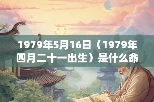 1979年5月16日（1979年四月二十一出生）是什么命_命运如何