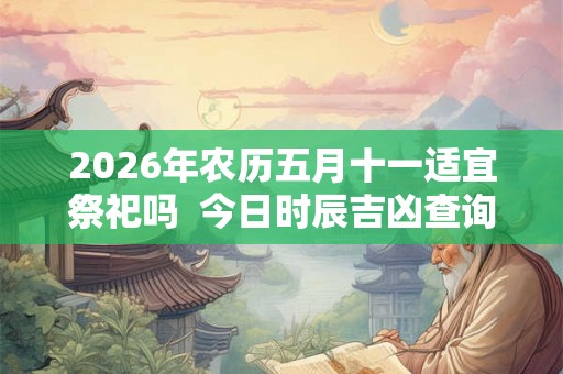 2026年农历五月十一适宜祭祀吗  今日时辰吉凶查询
