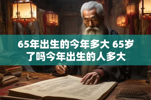 65年出生的今年多大 65岁了吗今年出生的人多大
