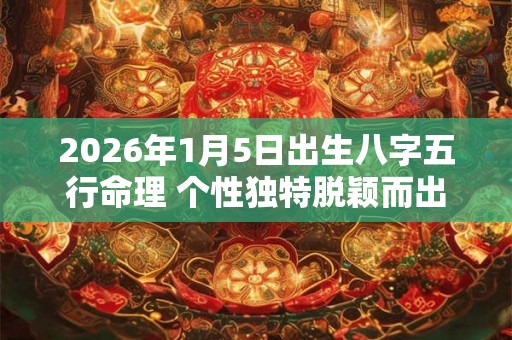 2026年1月5日出生八字五行命理 个性独特脱颖而出 2026年1月5日出生八字五行命理 个性独特脱颖而出