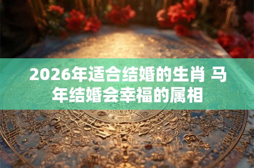 2026年适合结婚的生肖 马年结婚会幸福的属相