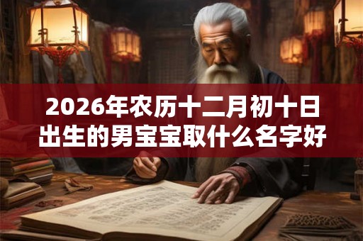2026年农历十二月初十日出生的男宝宝取什么名字好？这天日子好吗？
