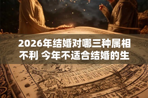 2026年结婚对哪三种属相不利 今年不适合结婚的生肖