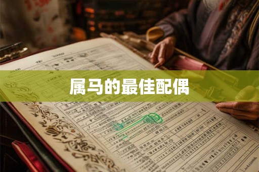 属马的最佳配偶