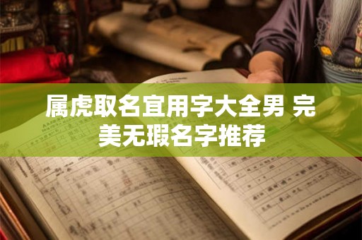 属虎取名宜用字大全男 完美无瑕名字推荐