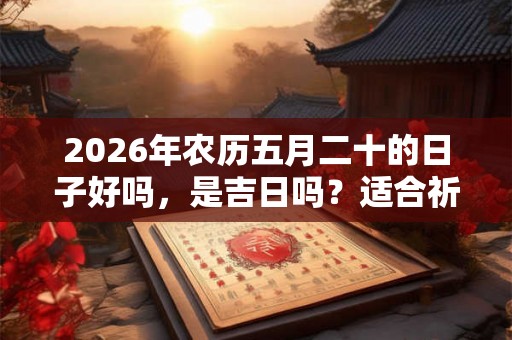 2026年农历五月二十的日子好吗,是吉日吗?适合祈福求财吗? 2026年农历五月二十的日子好吗,是吉日吗?适合祈福求财吗?