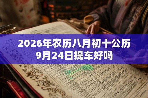 2026年农历八月初十公历9月24日提车好吗 2026年农历八月初十公历9月24日提车好吗