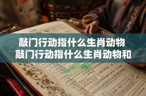 敲门行动指什么生肖动物 敲门行动指什么生肖动物和动物