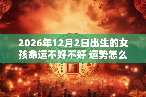 2026年12月2日出生的女孩命运不好不好 运势怎么样 2026年12月2日出生的女孩命运不好不好 运势怎么样