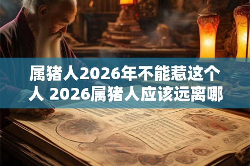 属猪人2026年不能惹这个人 2026属猪人应该远离哪些人