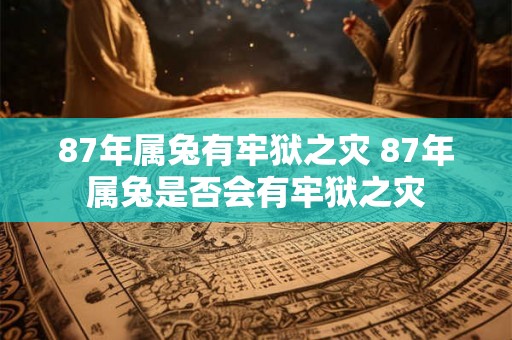 87年属兔有牢狱之灾 87年属兔是否会有牢狱之灾