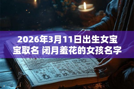 2026年3月11日出生女宝宝取名 闭月羞花的女孩名字