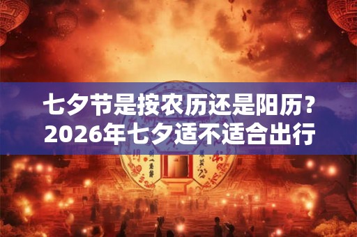 七夕节是按农历还是阳历？2026年七夕适不适合出行？