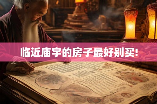 临近庙宇的房子最好别买!