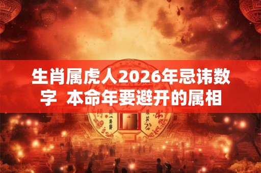 生肖属虎人2026年忌讳数字  本命年要避开的属相