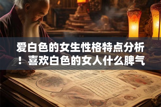 爱白色的女生性格特点分析！喜欢白色的女人什么脾气