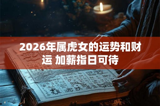 2026年属虎女的运势和财运 加薪指日可待