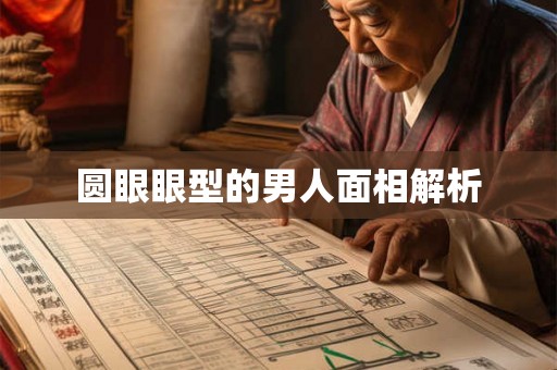 圆眼眼型的男人面相解析