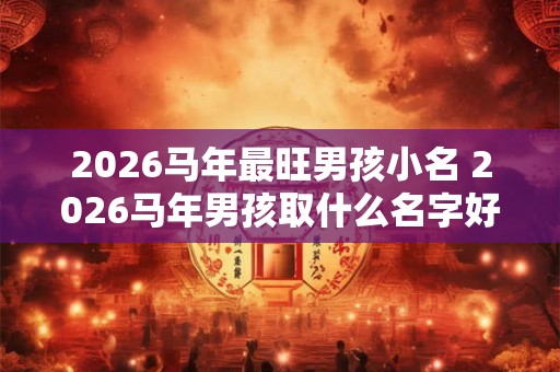 2026马年最旺男孩小名 2026马年男孩取什么名字好 2026马年最旺男孩小名 2026马年男孩取什么名字好