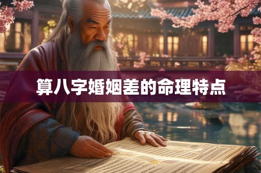 算八字婚姻差的命理特点 算八字婚姻差的命理特点