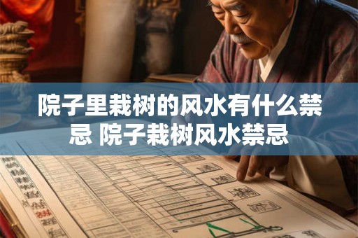 院子里栽树的风水有什么禁忌 院子栽树风水禁忌