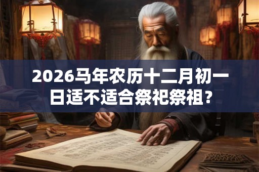 2026马年农历十二月初一日适不适合祭祀祭祖？