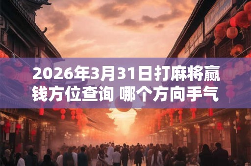 2026年3月31日打麻将赢钱方位查询 哪个方向手气佳