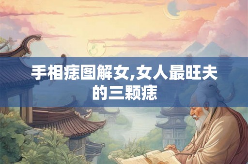 手相痣图解女,女人最旺夫的三颗痣 手相痣图解女,女人最旺夫的三颗痣