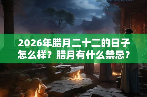 2026年腊月二十二的日子怎么样？腊月有什么禁忌？