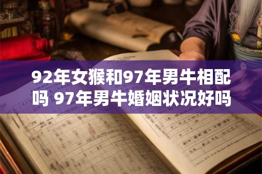 92年女猴和97年男牛相配吗 97年男牛婚姻状况好吗