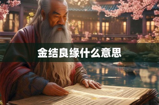 金结良缘什么意思