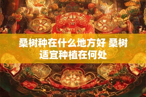 桑树种在什么地方好 桑树适宜种植在何处