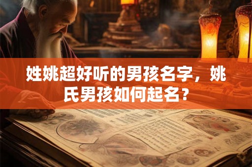 姓姚超好听的男孩名字,姚氏男孩如何起名? 姓姚超好听的男孩名字,姚氏男孩如何起名?