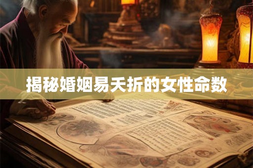 揭秘婚姻易夭折的女性命数