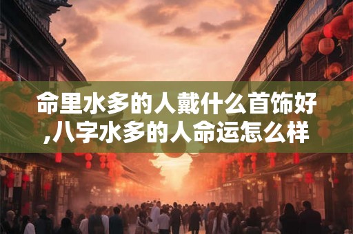 命里水多的人戴什么首饰好,八字水多的人命运怎么样？