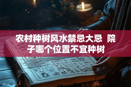 农村种树风水禁忌大忌  院子哪个位置不宜种树