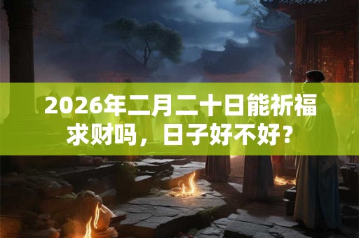 2026年二月二十日能祈福求财吗，日子好不好？