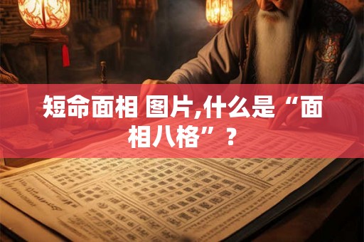 短命面相 图片,什么是“面相八格”？
