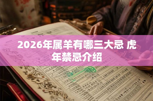 2026年属羊有哪三大忌 虎年禁忌介绍