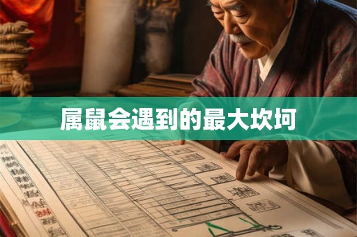 属鼠会遇到的最大坎坷 属鼠会遇到的最大坎坷