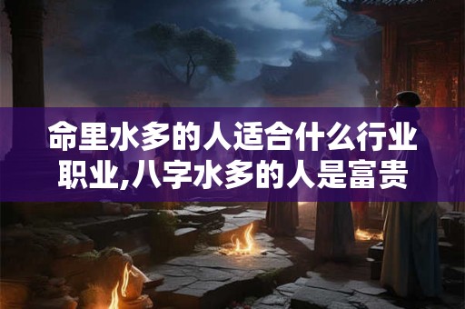 命里水多的人适合什么行业职业,八字水多的人是富贵命吗？