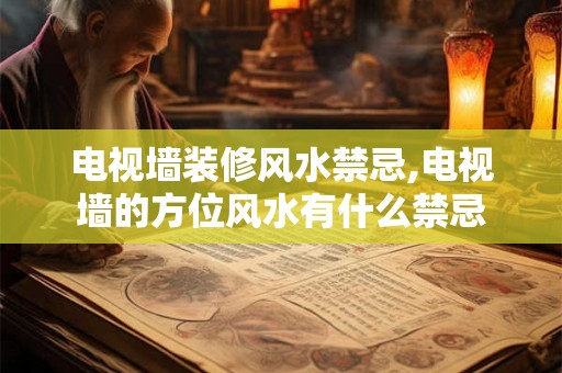 电视墙装修风水禁忌,电视墙的方位风水有什么禁忌