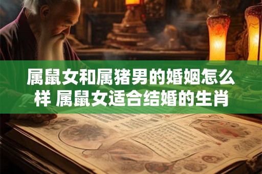 属鼠女和属猪男的婚姻怎么样 属鼠女适合结婚的生肖